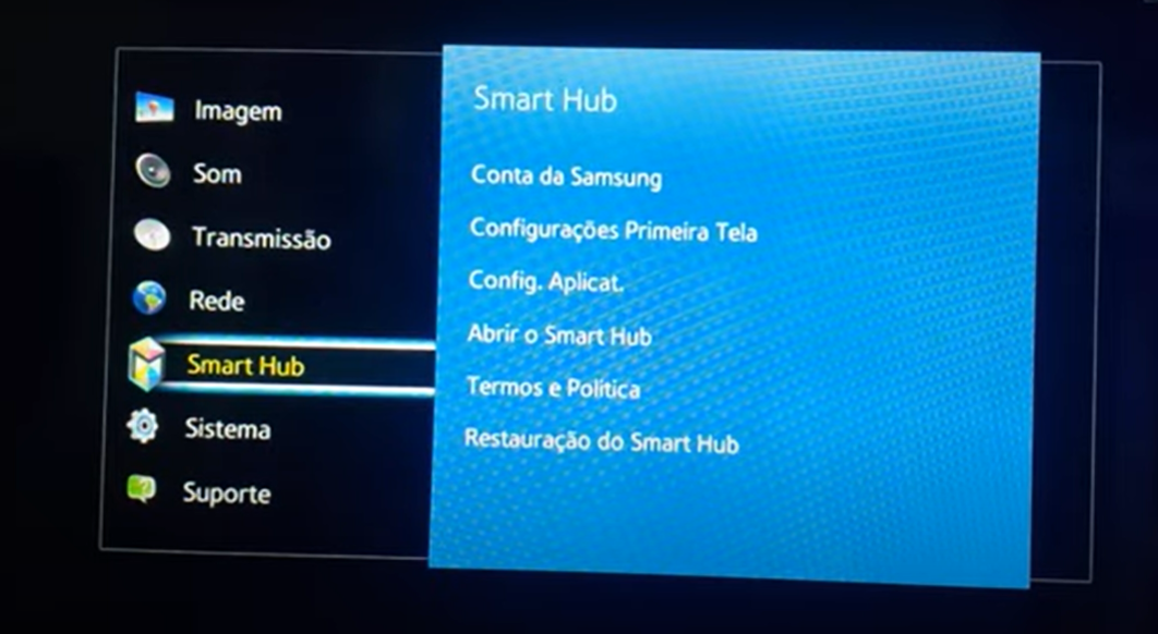 Configurando a TV Samsung Smart para IPTV